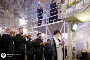 تشییع پیکر شهید سیدهاشم حسینی در حرم مطهر رضوی