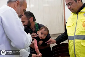 خدمت&zwnj;رسانی موسسه درمانی آستان قدس رضوی در تاسوعا و عاشورای حسینی