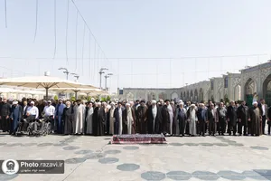 تشییع پیکر والده مکرمه آیت الله صدر حسینی