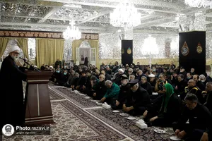 دیدار جمعی از موکبداران دهه آخر صفر با تولیت آستان قدس رضوی