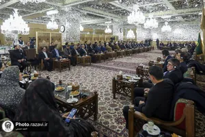 دیدار شرکت کنندگان بیست و هشتمین اجلاسیه سازمان اکو با تولیت آستان قدس رضوی-1