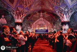 حرم امام رئوف در شب اربعین، حسینی‌تر از همیشه بود