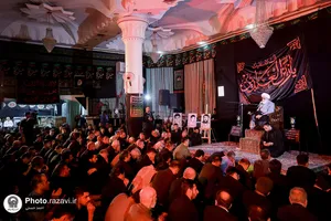 حضور تولیت آستان قدس رضوی در مراسم عزاداری افغانستانی&zwnj;های مقیم مشهد