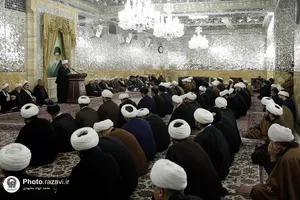 دیدار اعضاء مجمع خطبای حوزه علمیه خراسان با تولیت آستان قدس رضوی
