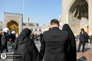امیر و زینب مهمانان ویژه امام رضا علیه&zwnj;السلام
