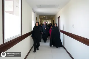 بازدید بانوان پرستار مشهدی از خوابگاه &laquo;سرای نجمه خاتون سلام&zwnj;الله علیها&raquo;
