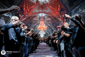 عزاداری روز اربعین حسینی در حرم مطهر رضوی