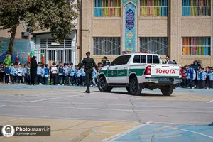 بزرگداشت &laquo;هفته فراجا&raquo; در دبستان پسرانه امام رضا علیه&zwnj;السلام