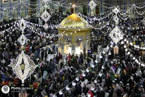 مراسم تحویل سال 1402 در حرم مطهر رضوی - 1