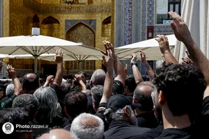 حرم مطهر رضوی در روز رحلت پیامبر اکرم و شهادت امام حسن مجتبی علیهم&zwnj;السلام