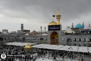 نصب کتیبه&zwnj;های شهادت جوادالائمه علیه&zwnj;السلام در حرم مطهر رضوی