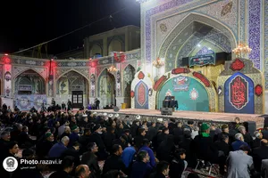 عزاداری هیئات مذهبی خراسان جنوبی در حسینیه حرم