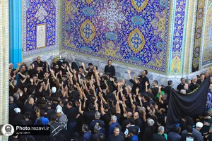 عزاداری روز شهادت امام رضا علیه&zwnj;السلام در حرم مطهر رضوی