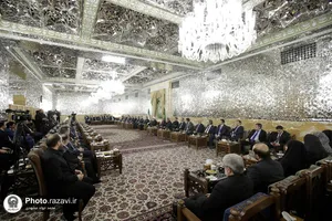 دیدار شرکت کنندگان بیست و هشتمین اجلاسیه سازمان اکو با تولیت آستان قدس رضوی-2