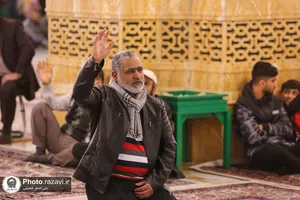 مراسم جشن مبعث پیامبر اکرم ویژه زائران عرب زبان در حرم مطهر رضوی
