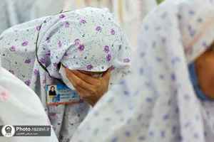 تشرف مددجویان موسسه خیریه توانبخشی همدم فتح المبین به حرم مطهر رضوی