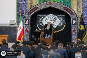 مراسم ترحیم مرحوم سید جواد حجازی در حرم مطهر رضوی