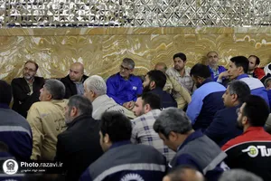 دیدار کارگران نمونه استان خراسان رضوی با تولیت آستان قدس رضوی