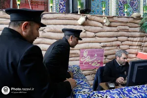 حضور خدام حرم مطهر رضوی در ویژه برنامه لبنان در پناه امام رئوف