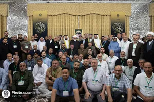 دیدار موکب&zwnj;داران سامرا با تولیت آستان قدس رضوی