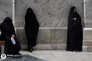 حال و هوای حرم مطهر رضوی در شب شهادت امام صادق علیه&zwnj;السلام