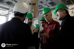 بازدید قائم مقام تولیت حرم کاظمین از پروژه&zwnj;های عمرانی حرم مطهر