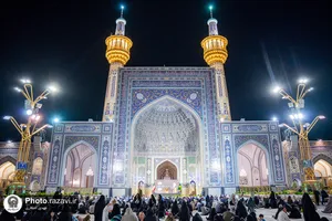 مراسم شب ارتحال امام خمینی(ره) در حرم مطهر رضوی