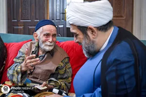 دیدار خادمان بسیجی آستان قدس رضوی با خانواده شهیدان رمارم