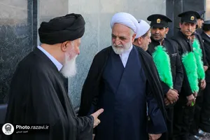 مراسم چهلم شهدای خدمت در حرم مطهر رضوی-2