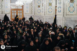 عزاداری دختران قرآنی در شهادت حضرت زهرا(س)