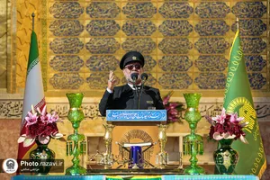 آیین تعویض پوش ضریح و پرچم گنبد منور رضوی-2