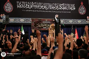 عزاداری زائران عرب&zwnj;زبان در حرم مطهر رضوی

