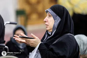تشرف جمعی از روشندلان استان مازندران به حرم مطهر رضوی