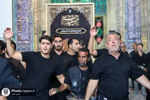 هیئت عزاداران بوشهری در حسینیه حرم