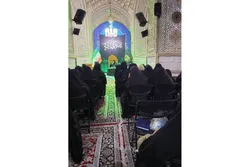 سوگواری بانوان عرب‌زبان در حرم رضوی به مناسبت شهادت امام صادق(ع)  