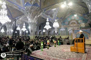 گرامیداشت سومین سالگرد شهادت حاج قاسم سلیمانی در حرم رضوی برگزار شد &nbsp;