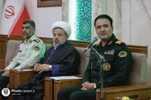 دیدار فرماندهان انتظامی استان خراسان رضوی با تولیت آستان قدس رضوی