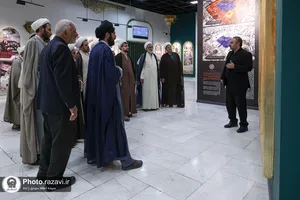 بازدید مدیران حوزه نمایندگی ولی&zwnj;فقیه در وزارت جهاد کشاورزی از بخش&zwnj;های مختلف حرم امام رضا علیه&zwnj;السلام