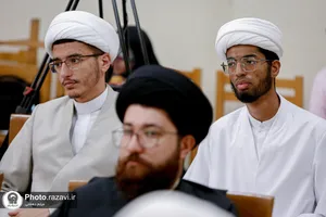 اعتکاف علمی طلاب در مدرسه تابستانی دارالعلم حرم مطهر رضوی-۲