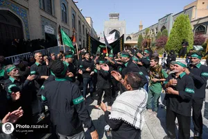عزاداری شهادت امام رضا علیه السلام در حرم مطهر رضوی