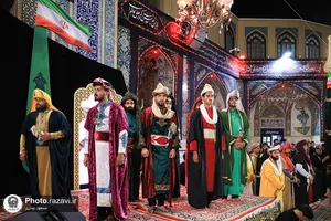 عزاداری سنتی شب پنجم محرم در &laquo;حسینیه حرم&raquo;