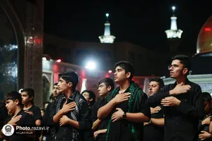 عزاداری هیئات مذهبی استان سمنان در حسینیه حرم