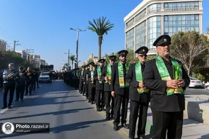 دسته عزای خادمان و زائران حرم حضرت معصومه سلام الله علیها