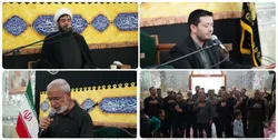 سوگواری مردم روستاهای شیرآباد و دولت آباد طبس در میقات الرضا(ع) 