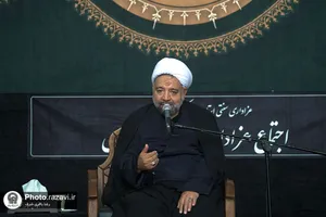 اجتماع عزاداران استان گلستان در حرم مطهر رضوی