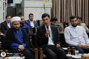دیدار جمعی از دانشجویان نخبه دانشگاه علوم اسلامی رضوی با تولیت آستان قدس رضوی