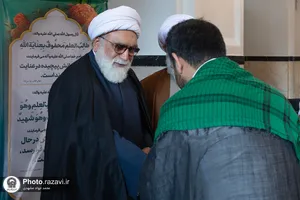 دیدار تولیت آستان قدس رضوی با طلاب مدرسه علمیه گوهرشاد
