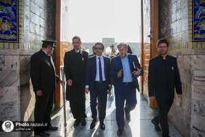 تشرف سرکنسول جدید پاکستان در مشهد به حرم مطهر رضوی