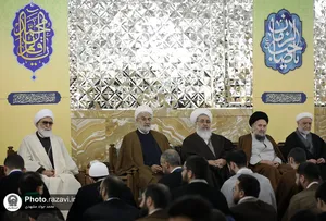 مراسم عمامه گذاری طلاب حوزه علمیه خراسان