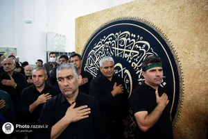 عزاداری هیئت&zwnj;های استان گلستان در حرم مطهر رضوی
